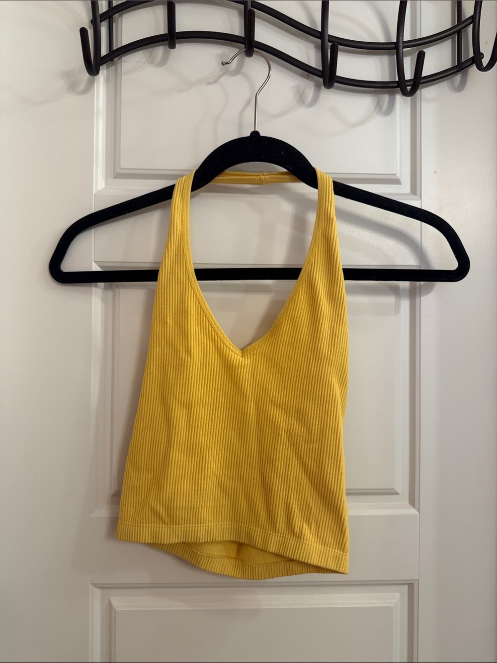 Urban outfitters yellow halter top small